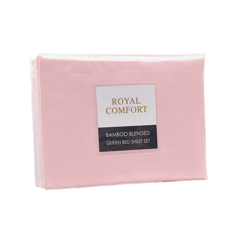 Royal Comfort Blended Bamboo Sheet Set Bubble Bath - Queen-1951134881610338307