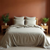 Royal Comfort Blended Bamboo Sheet Oatmeal - Queen-1951134882252066816