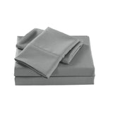 Royal Comfort Bamboo Cooling 2000TC Sheet Set - Single - Mid Grey-1951134883795570690