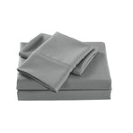 Royal Comfort Bamboo Cooling 2000TC Sheet Set King - Mid Grey-1951134885951442946