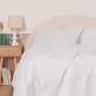 Royal Comfort Vintage Washed 100 % Cotton Sheet Set Single - White