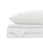 Royal Comfort Vintage Washed 100% Cotton Sheet Set Queen - White-1951134888623214596