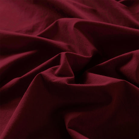 Royal Comfort Vintage Washed 100 % Cotton Quilt Cover Set Single - Mulled Wine-1951134831647789061