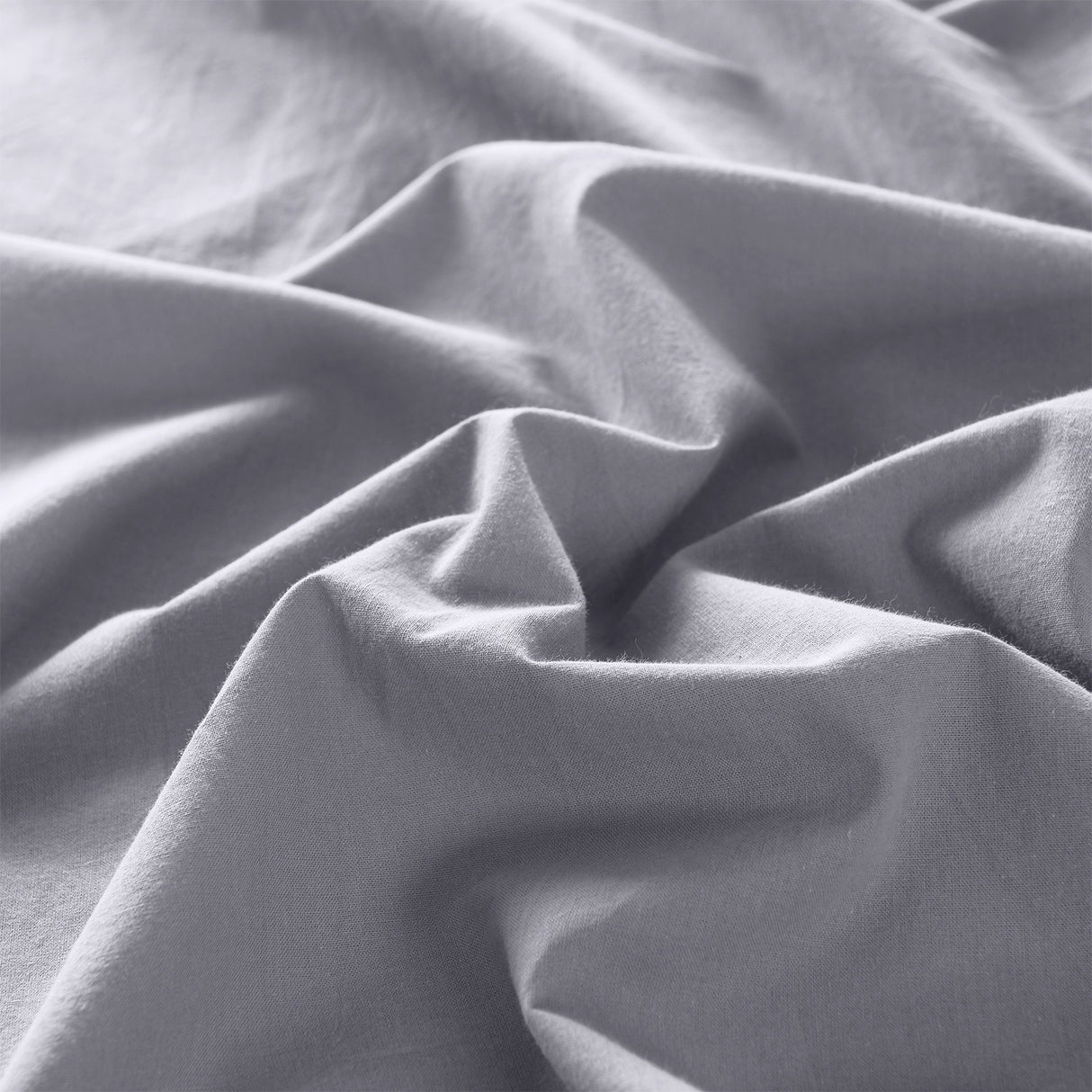 Royal Comfort Vintage Washed 100 % Cotton Quilt Cover Set Double - Grey-1951134832021082118
