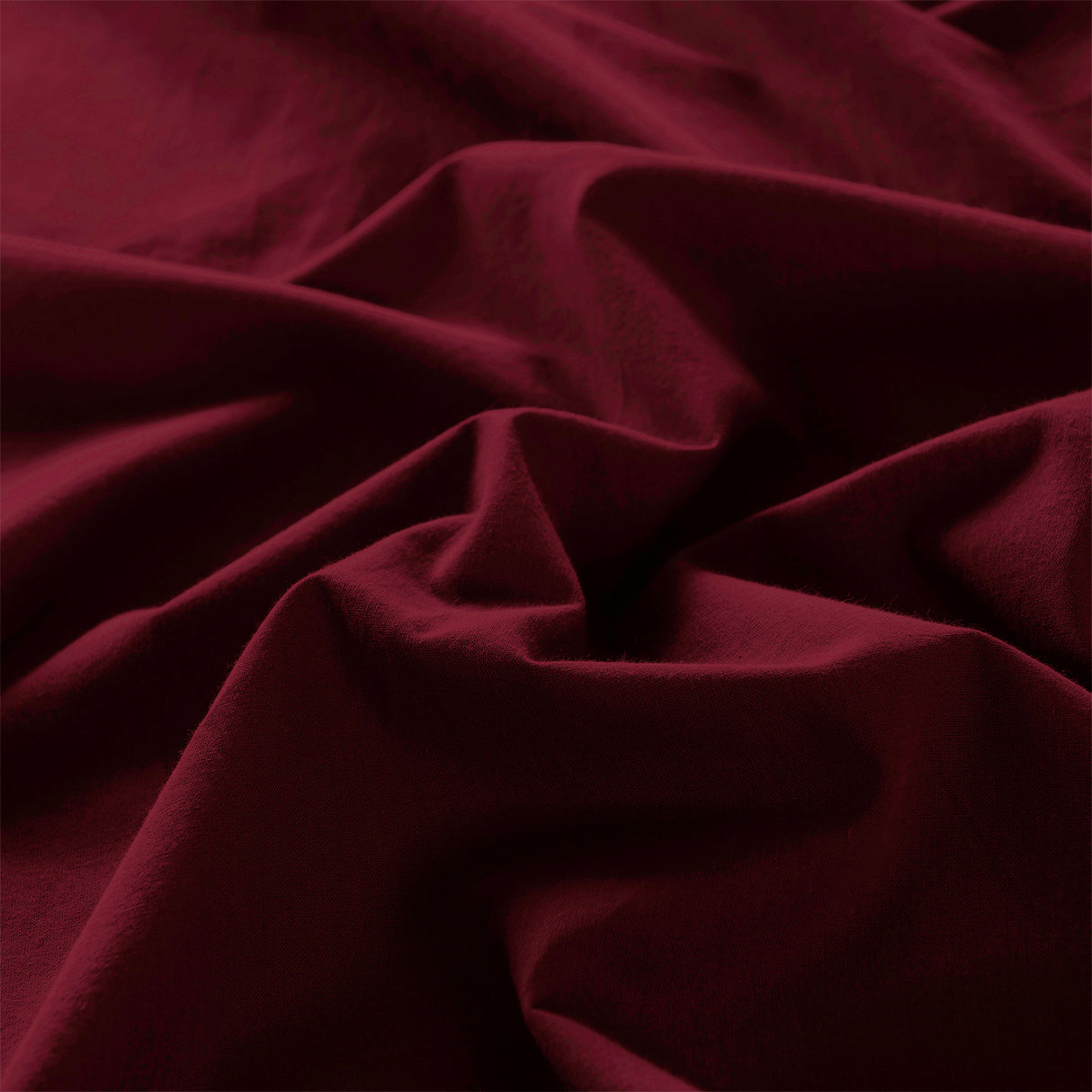 Royal Comfort Vintage Washed 100 % Cotton Quilt Cover Set Double - Mulled Wine-1951134832553758725