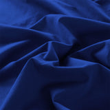 Royal Comfort Vintage Washed 100 % Cotton Quilt Cover Set King - Royal Blue - 45-Degree Angle
