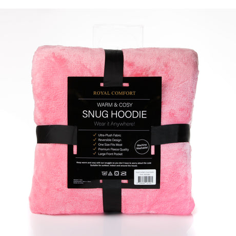 Royal Comfort Snug Hoodie - Pink-1951134893354389508