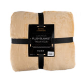 Royal Comfort Plush Camel Blanket-1951134809405394946