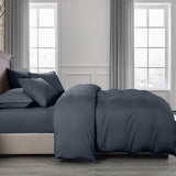 Royal Comfort Bamboo Cooling 2000TC 6-Piece Combo Set -Queen-Charcoal - Side View