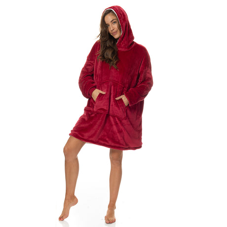Royal Comfort Snug Hoodie - Red-1951134893551521794