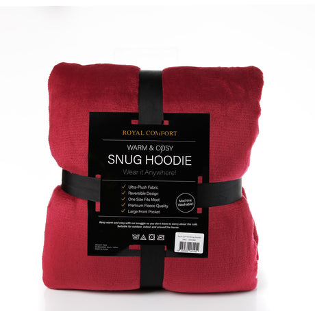 Royal Comfort Snug Hoodie - Red-1951134893551521796