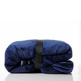 Royal Comfort Snug Hoodie - Navy - 45-Degree Angle