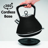 Morphy Richards Evoke 1.5L Black Pyramid Electric Kettle Black - Extra Image
