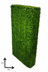 Large Portable Boxwood Hedges UV Stabilised 2m By 1m - Front View