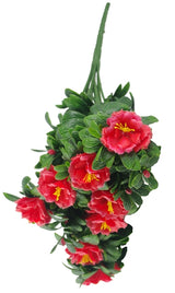 Red Rose Bunch UV 45cm - Front View