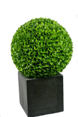 Large Clover Hedge Topiary Ball UV Resistant 48cm - Front View