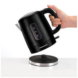 Morphy Richards 1L Accents Stainless Steel Electric Kettle Black - Side View