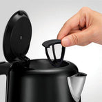 Morphy Richards 1L Accents Stainless Steel Electric Kettle Black