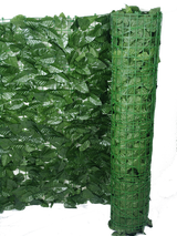 Artificial UV Peach Leaf Roll 3m By 1m - Front View