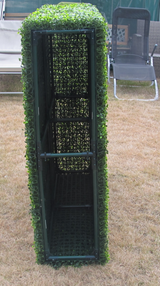 Large Portable Boxwood Hedges UV Stabilised 1.5m By 1.5m - Side View