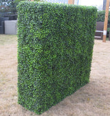 Large Portable Boxwood Hedges UV Stabilised 1.5m By 1.5m - Front View