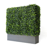 Portable Jasmine Artificial Hedge Plant UV Resistant 75cm x 75cm - Side View