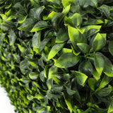 Portable Jasmine Artificial Hedge Plant UV Resistant 75cm x 75cm - Front View