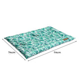 PaWz Pet Cool Gel Mat Cat Bed Dog Bolster L Large - Front View