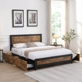 Levede Metal Bed Frame Double Mattress-2006733227032711174