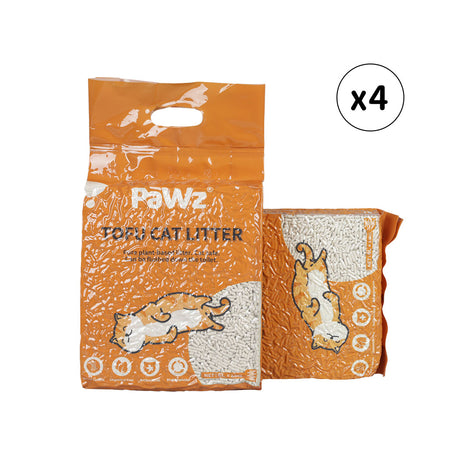 PaWz 2.5kg Tofu Cat Litter Clumping Natural-2018816795460374528