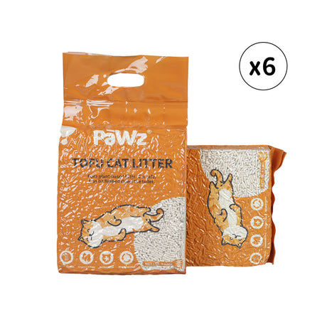 PaWz 2.5kg Tofu Cat Litter Clumping Natural-1954802566571364352