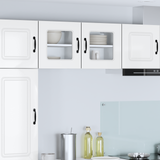 Dishwasher Panel Kalmar 2 pcs High Gloss White 40 x 31 x 40 cm - Side View