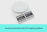 Digital Kitchen Scales 10kg / 1gm Electronic Food Scale - Front View