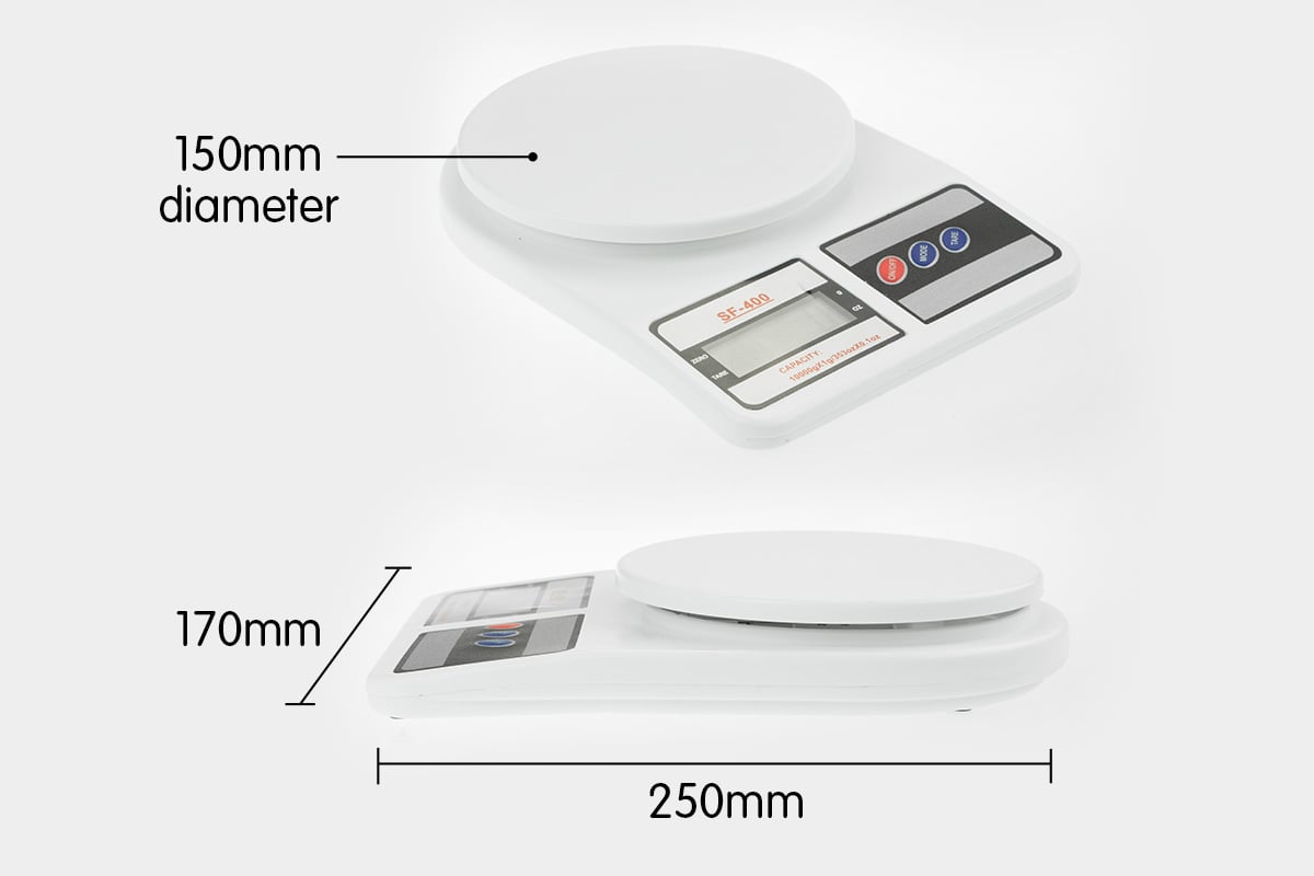 Digital Kitchen Scales 10kg / 1gm Electronic Food Scale