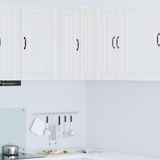 Wall Corner Cabinet LUCCA White 57 x 57 x 80 cm Engineered Wood