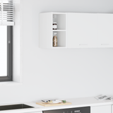 Hanging Cabinet White 20 x 29,5 x 40 cm Engineered Wood - Side View
