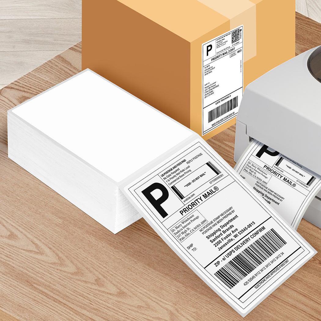 Thermal Direct Shipping Label Fan-Fold Box Sticker-2006732860094025735