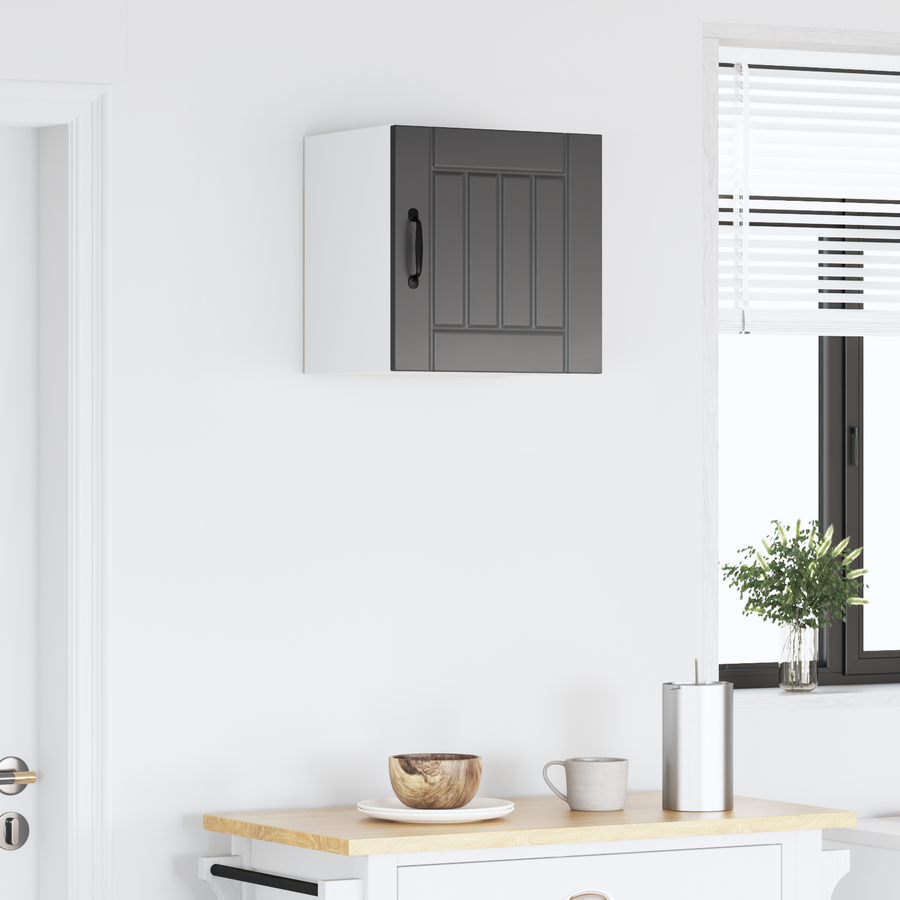 Wall Cabinet LUCCA Black 40 x 31 x 40 cm Engineered Wood