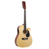 Karrera 12-String Acoustic Guitar with EQ - Natural - Extra Image
