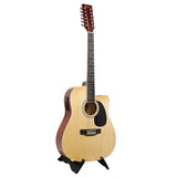 Karrera 12-String Acoustic Guitar with EQ - Natural - Extra Image