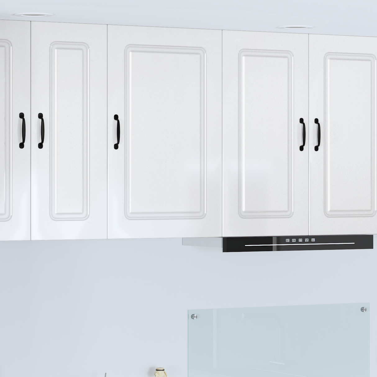 Dishwasher Panel Kalmar High Gloss White 50 x 31 x 80 cm