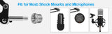 Microphone Radio Broadcasting Stand With 3/8t o 5/8 Screw Adapter