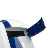 Huntkey MVP Pro  Gaming computer chassis - Blue (No PSU Included, NO FAN Included) - Side View