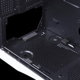 Huntkey MVP Pro  Gaming computer chassis - Blue (No PSU Included, NO FAN Included) - Low Angle