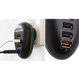 Winstars USB 4-Port Charging Station (WS-UH1041P) - Front View