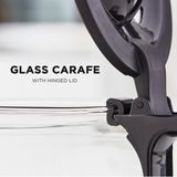 Morphy Richards Verve Filtered Coffee Maker - Black - Top-Down View
