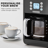 Morphy Richards Verve Filtered Coffee Maker - Black - Rear View