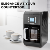 Morphy Richards Verve Filtered Coffee Maker - Black - Low Angle
