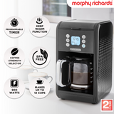 Morphy Richards Verve Filtered Coffee Maker - Black - Extra Image