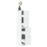 Apothecary Cabinet White 30x41x144.5 cm Engineered Wood - Front View